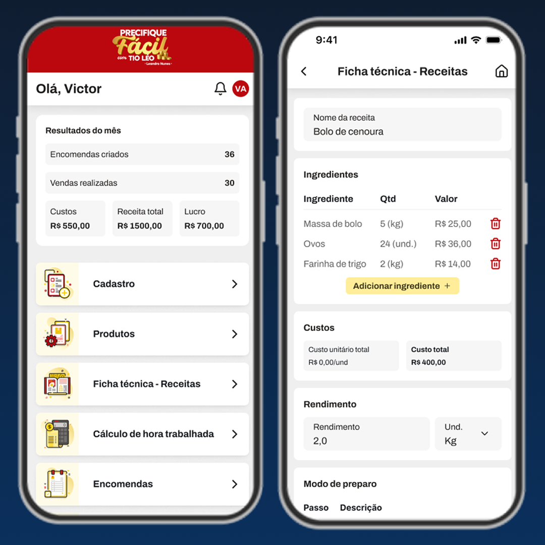 Aplicativo de Precificação