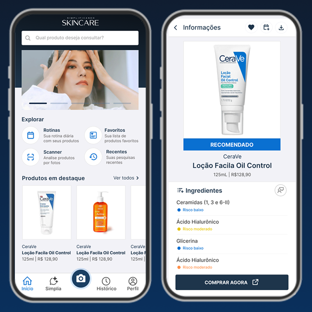 Aplicativo de Skincare